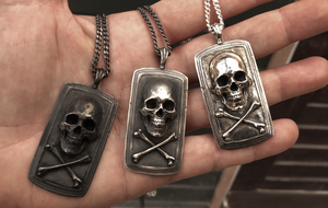 Skull Plaque Pendant