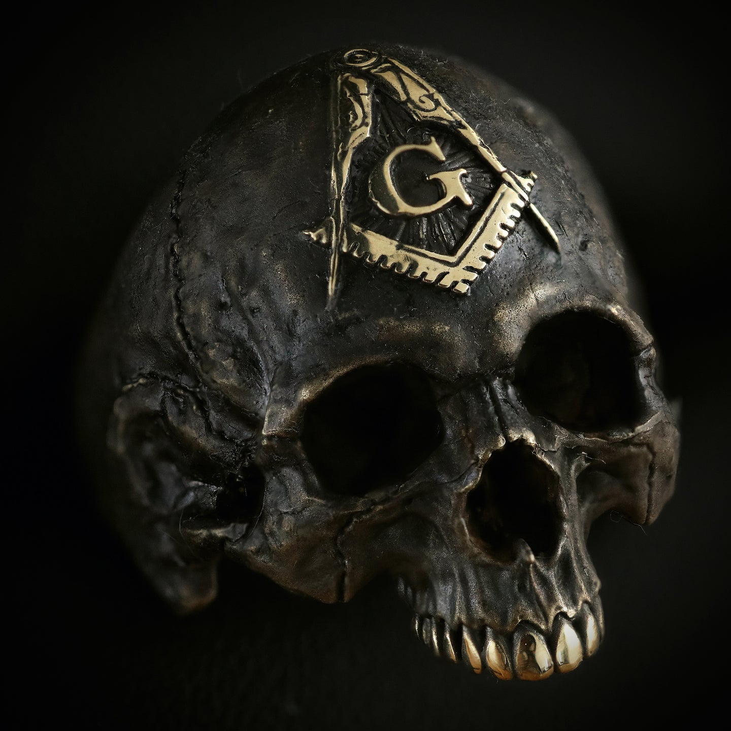 Masonic Skullring